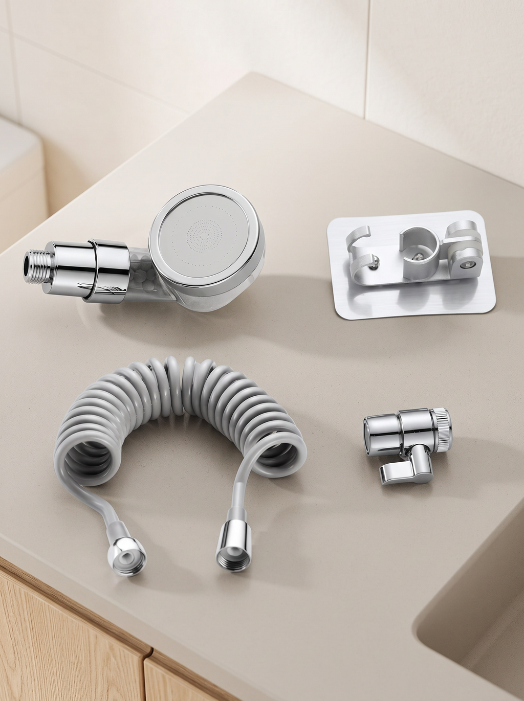 SprayEase Sink Sprayer Attachment – Handheld Hose for Hair & Pet Washing