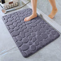 Cobblestone Memory Foam Bath Mat – Non-Slip Bathroom Rug