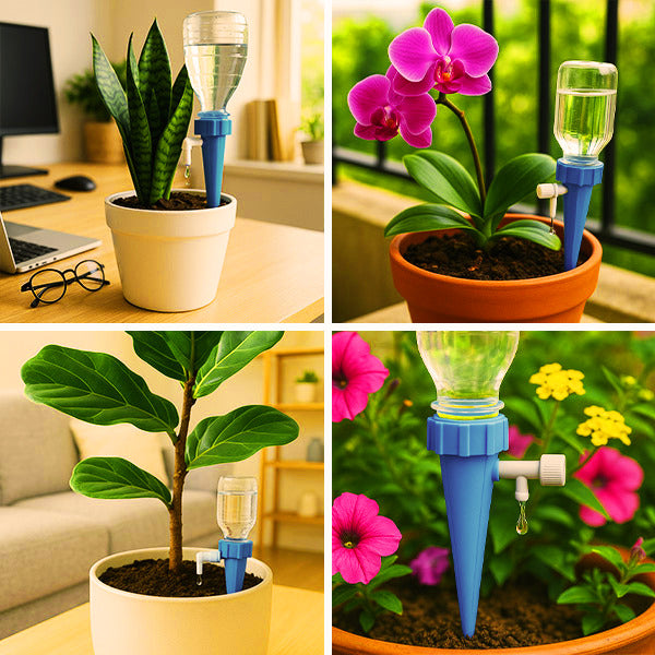 12pcs Adjustable Drip Irrigation Kit | Automatic Plant Watering System for Pots & Garden